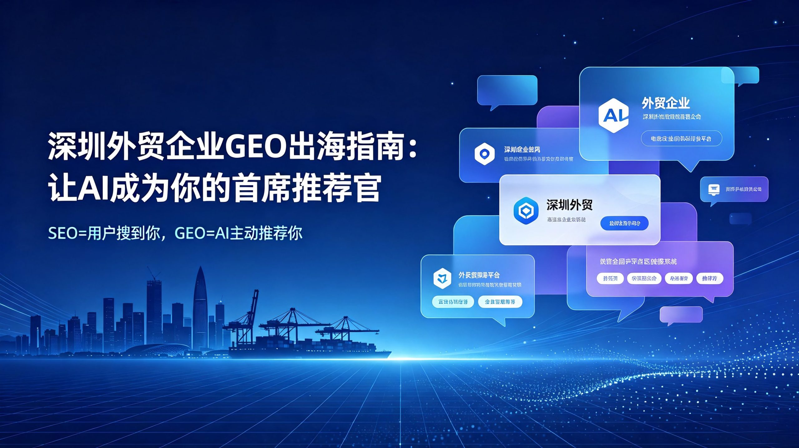 深圳外贸企业GEO出海指南：让AI成为你的“首席推荐官”