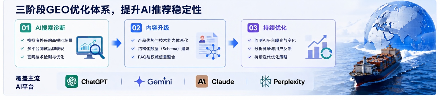 深圳外贸企业GEO优化指南:打造面向全球AI搜索的品牌增长新路径 深圳外贸企业GEO优化指南:打造面向全球AI搜索的品牌增长新路径