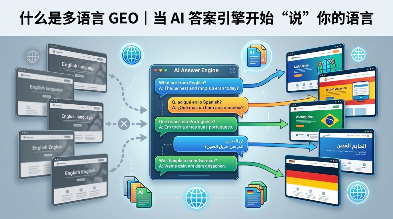 什么是多语言GEO？当AI答案引擎开始“说”你的语言