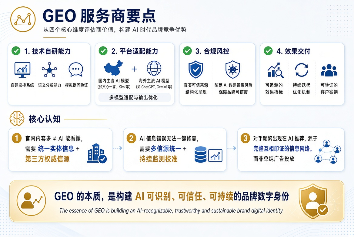 2026年GEO服务商怎么选？AI答案时代企业品牌增长实战指南